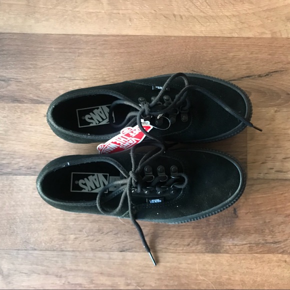 vans authentic platform shoes black vans authentic platform shoes black